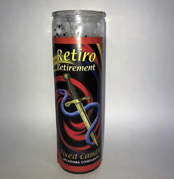 Retiro - R�ckzug-Glaskerze
