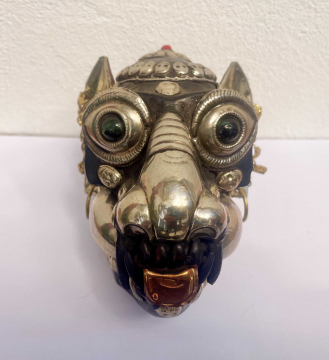 Asiatischer Affenkopf für magische Zeremonien