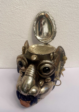 Asiatischer Affenkopf für magische Zeremonien